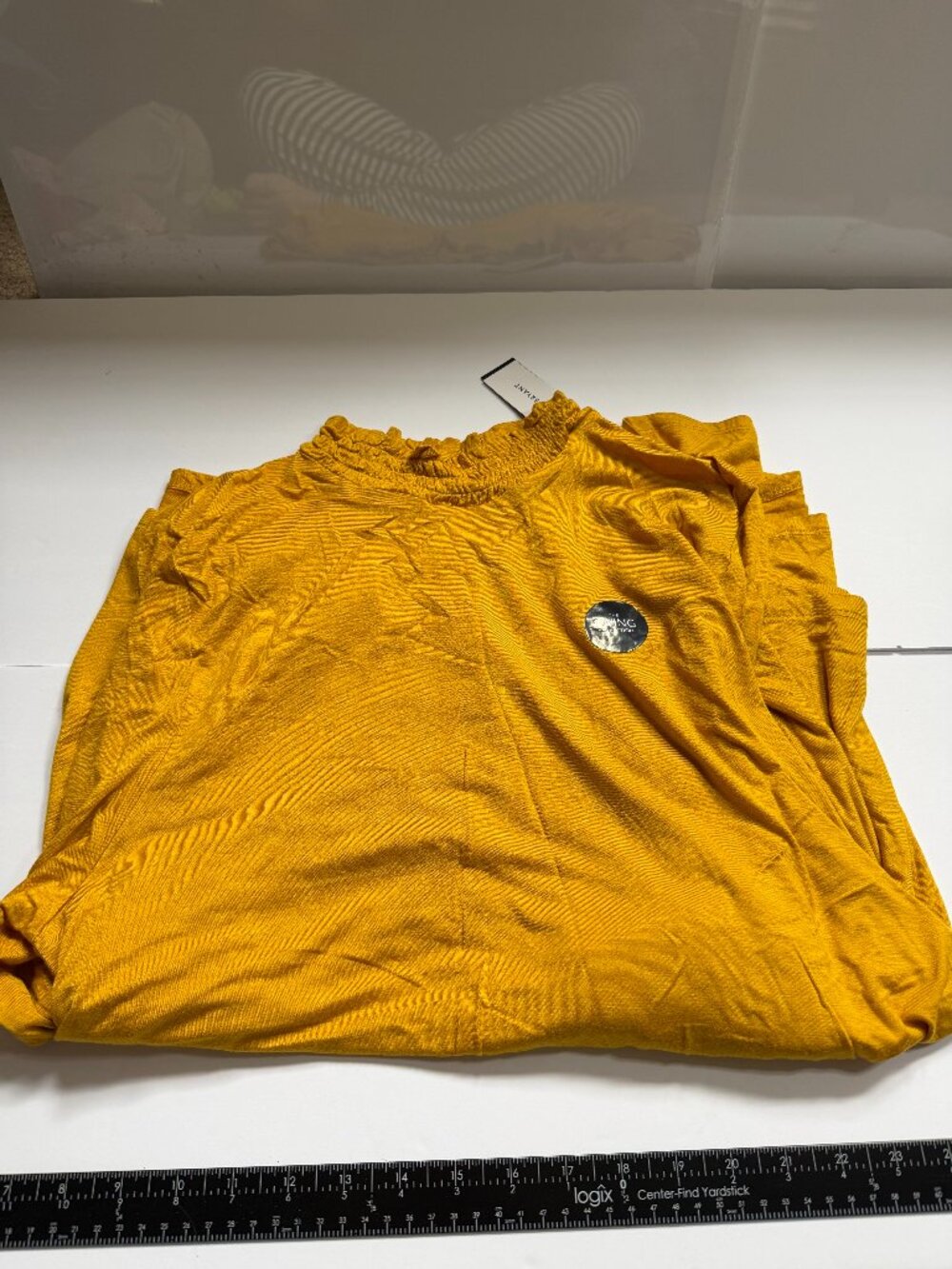 Lane Bryant Mustard Yellow Top W 14-16
